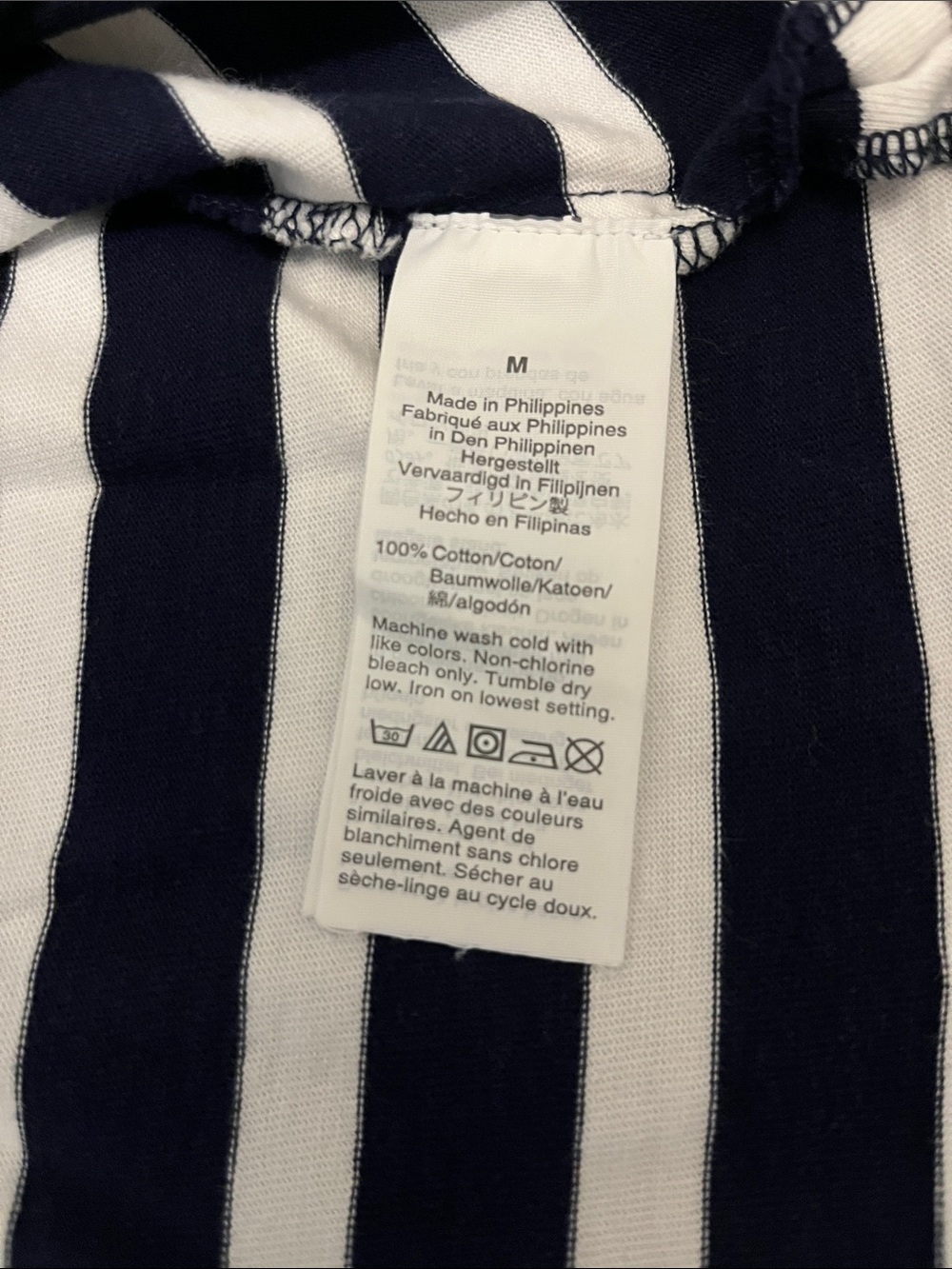 J. Crew Women’s  Navy and White Nautical Crewneck Long sleeved Knit Tunic - Picture 5 of 6